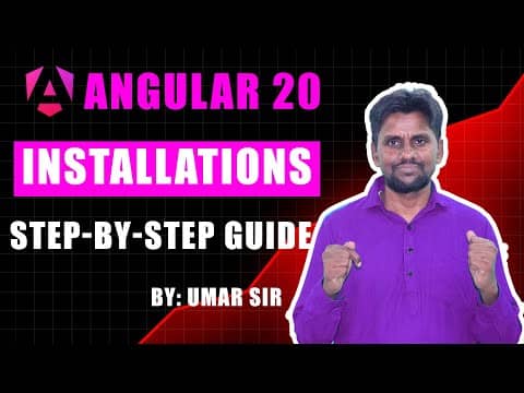 Angular 20 Step-by-Step Tutorial Series