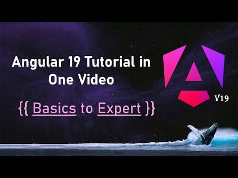 Angular 19 Tutorial | Full Angular Course In One Video