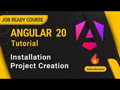 Angular 20 Tutorial for Beginners | Setup Environment & Install