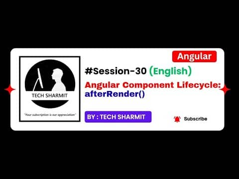 Angular tutorial for beginners in English 2025 (Session-30)